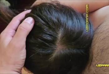 Минет от красивой жены узбечки